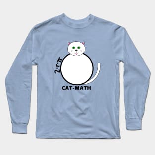 Circle-2rpi-cat-math Long Sleeve T-Shirt